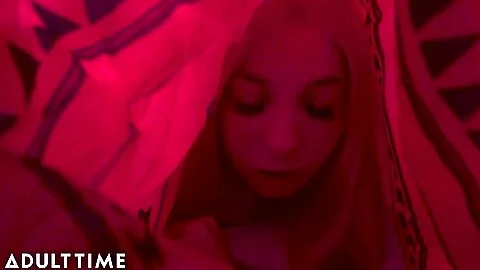 Skinny Blonde Kenzie Will Bang To Get Unstuck With Nathan Bronson And Kenzie Reeves