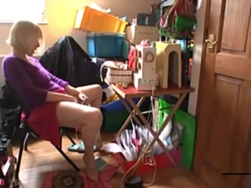 Masturbation break my blonde Step mother