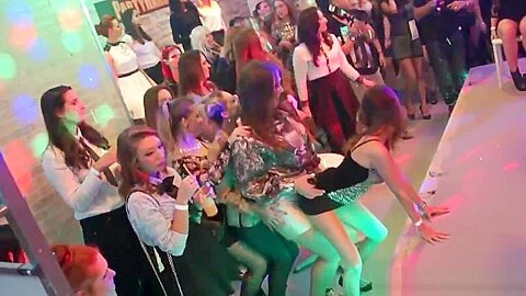 Shy amateur gently sucks dick at a party