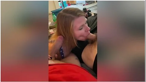 Slut Wife Sucks Two Dicks At The Same Time