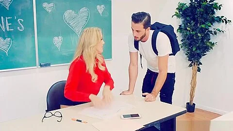 Mature Teacher Brandi Love Gets With A Young student 18+