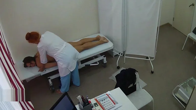 woman massage room
