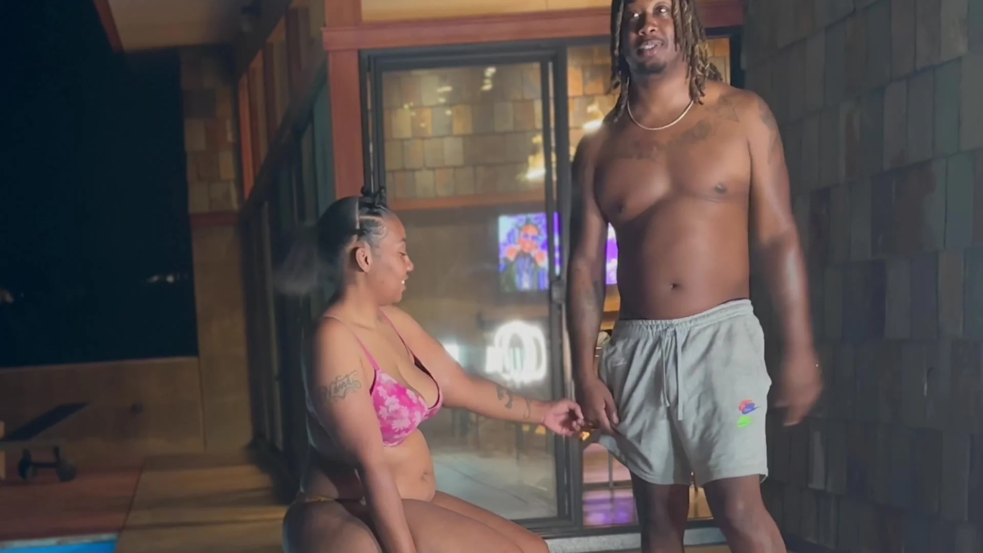 Turned A Backyard Pool Party Into A Hot Fucking Session I Was Nervous