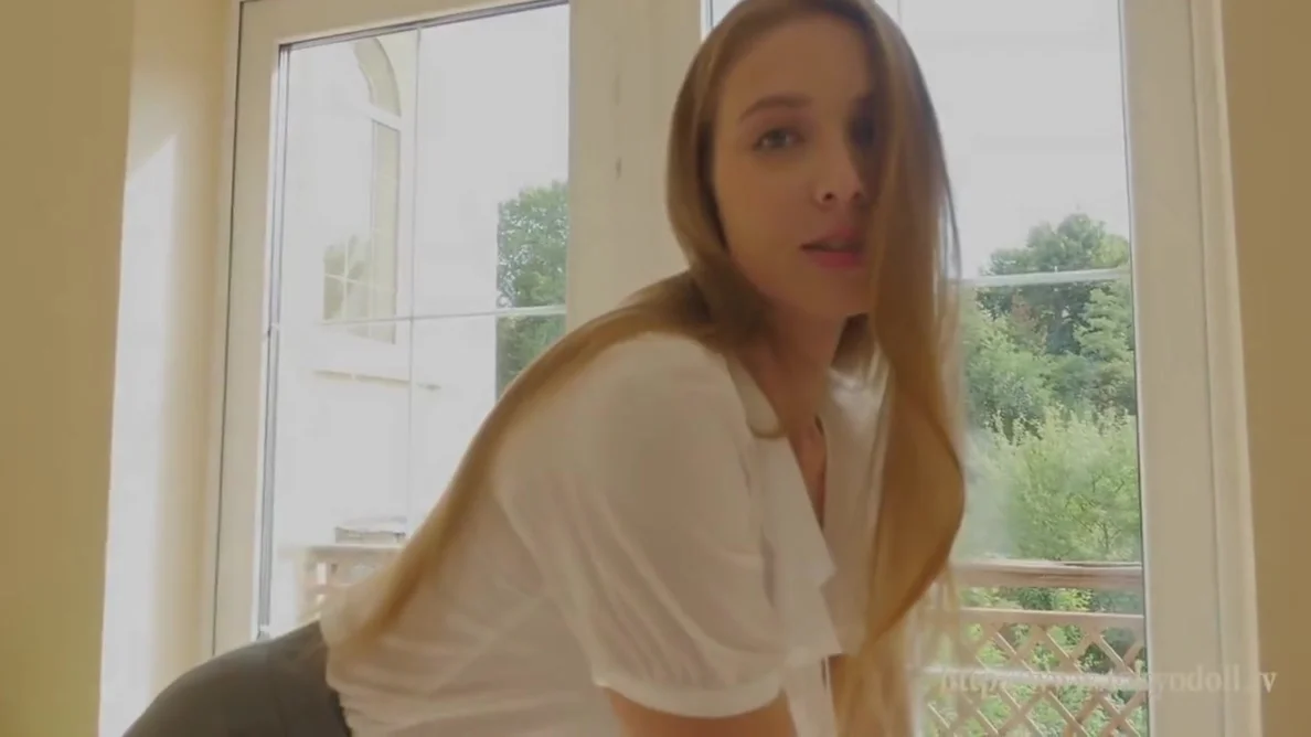 Nice Cute Slim teen 18+ Girl Milana At Home