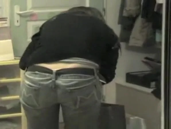 Nerd teen 18+ spied by window peeping neighbor