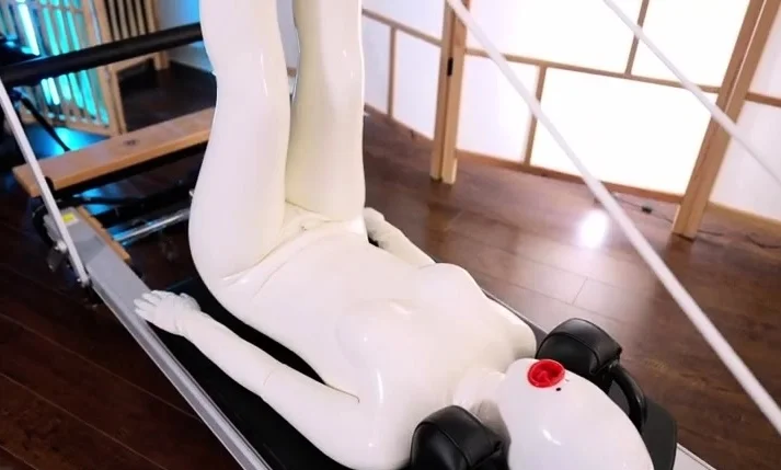 White latex workout