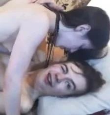 Hot teen and guy fuck doggystyle hard