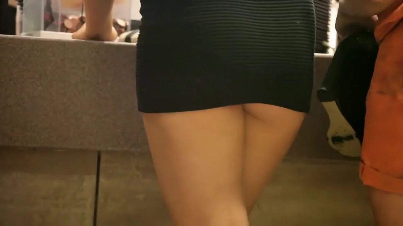 Accidental nudity from miniskirt