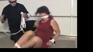 Bdsm redhead slave and brunette mistress