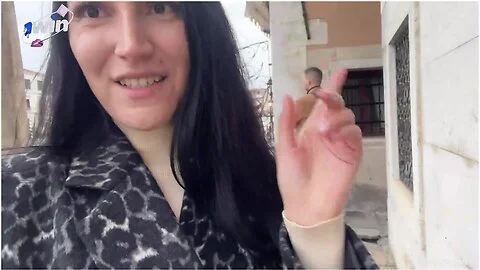 Eva Deepthroats a Stranger in Risky Venice — Horny Doggystyle Porno!