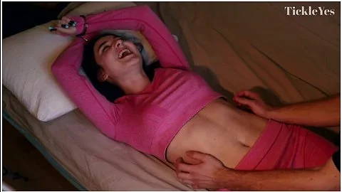 18 year old girl belly tickle