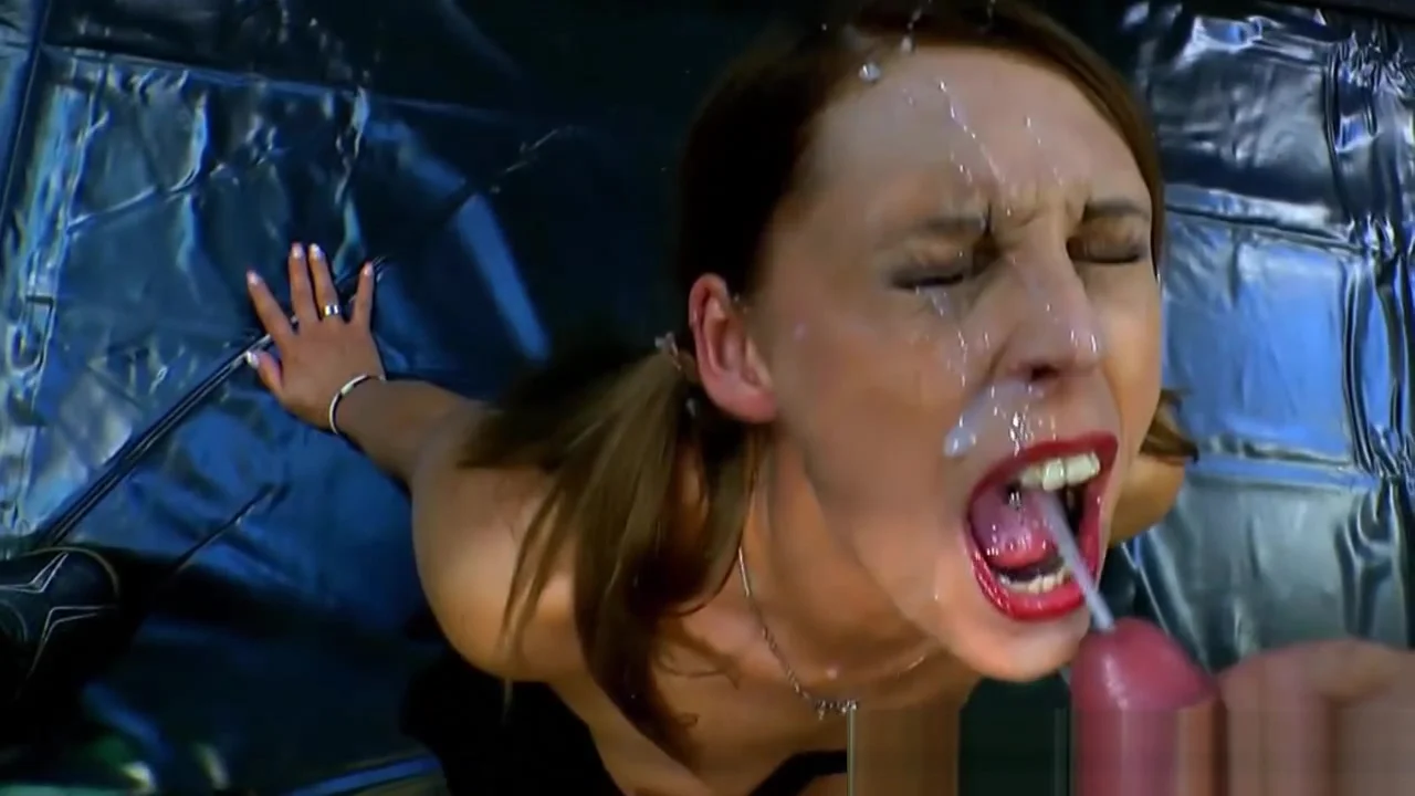 Bukkake Frenzy For Cum Whore