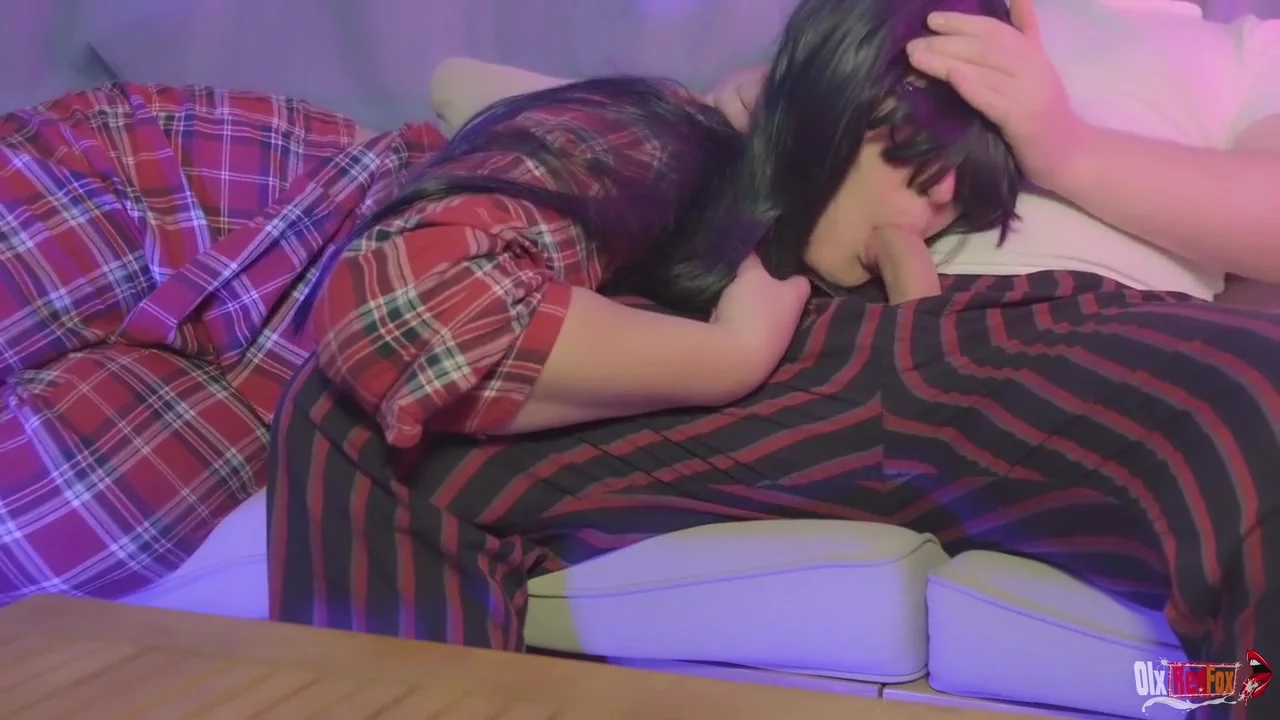 Stepdad And Stepdaughter Share Couch