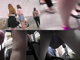 Upskirting video show amazing skinny ass and g-string