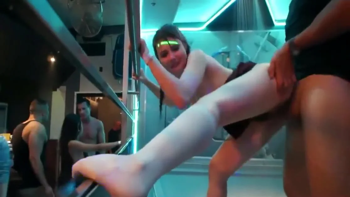 Horny Clubbers Fucking Giant Dicks in Public