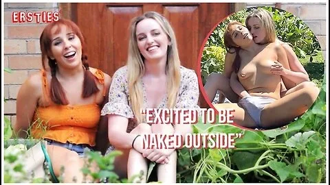 Sexy Babes Have Lesbian Sex Outside
