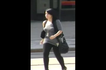 Pretty Latina Chick Candid