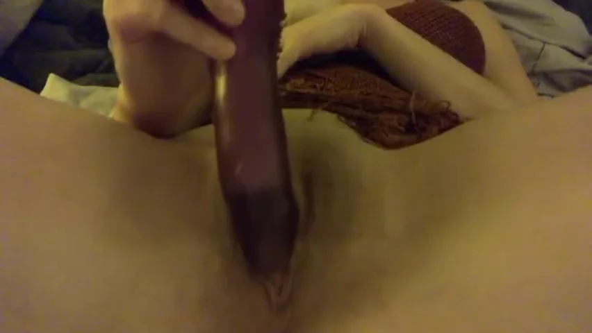Home Alone 1 Vibrating Dildo E Pov Of My Pussy