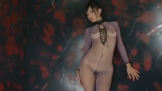 Horny Japanese whore Nana Ogura in Fabulous Lingerie, Fishnet JAV scene