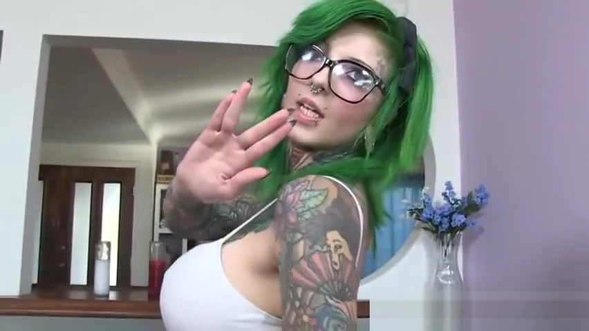 Jizz Faced Tattoo teen 18+