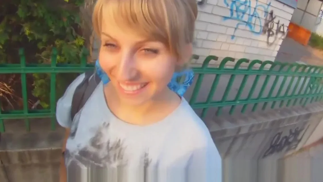 Pickedup eurobabe POV fucked on the balcony