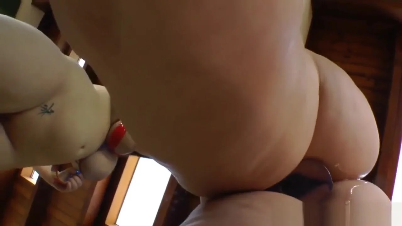 Assfetish Babe Sucks On A Big Dildo