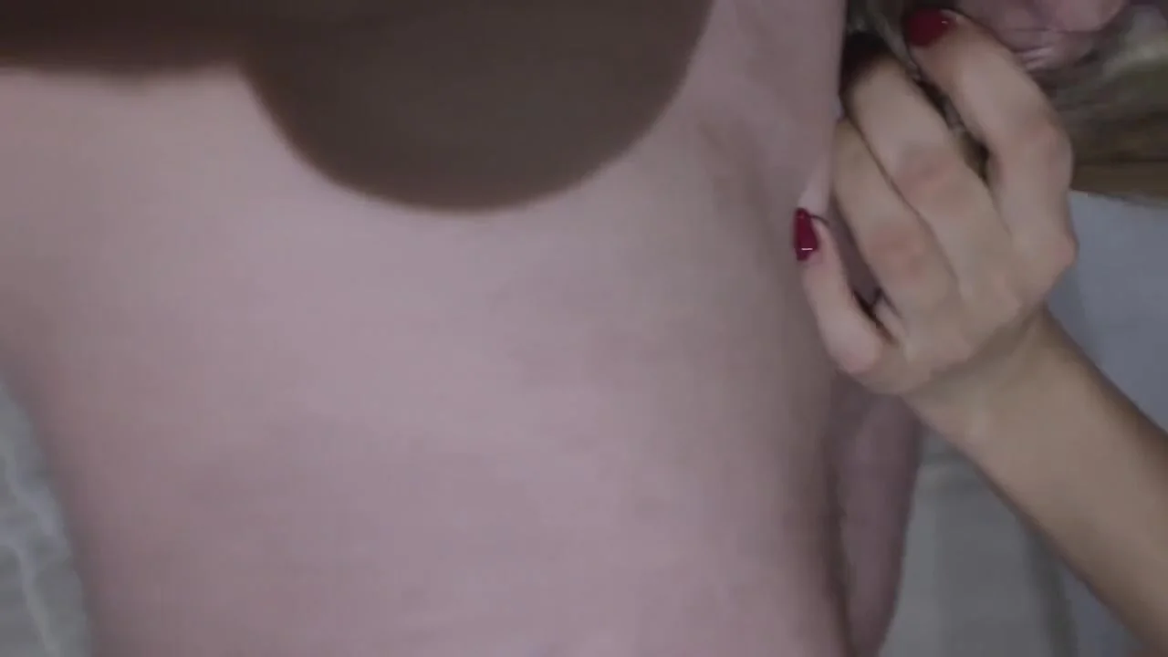 Comshot On The Beautiful Hair Of A Lustful Maid. Pov