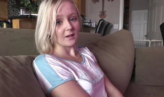 The young beauty has agreed to shoot homemade porn on camera...