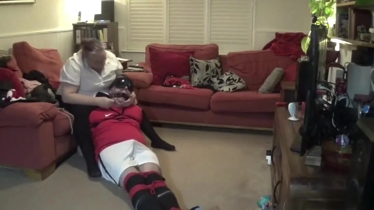 Real bondage, bound and gagged really tight