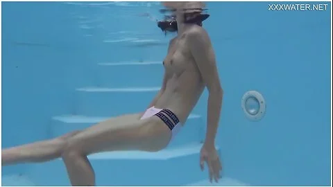 Hungarian Tiny Beauty Hermione Ganger In The Pool