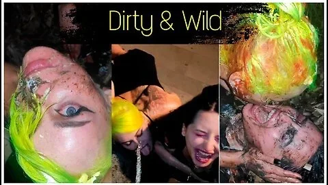 Lesbian Dirty Walk And Eating Hot Dogs Out Of Trash