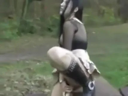 Outdoor bottle fuck