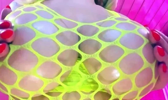 Violet Doll - Neon Fishnet Body Worship