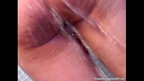 Hotty Japanese Mother shower naked showing tits and pussy