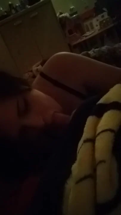 Sexy young mild sucks till I cum in her throat... Swallowed it All