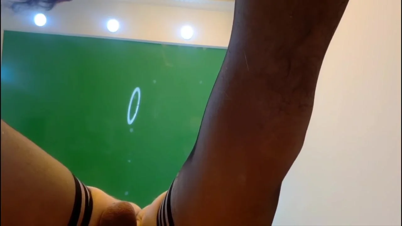 Strap-on Sex View From Below. Slave In Chastity Dominatrix Fucks His Hole Roughly