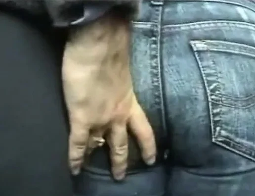 See how i touched that ass in public