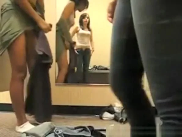 Naughty teens 18+ caught on fit room cam