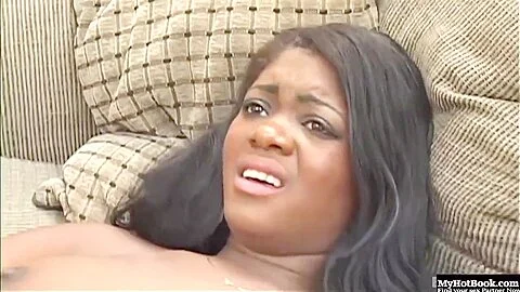 Black girl is having a hardcore anal sex with a guy she has just met