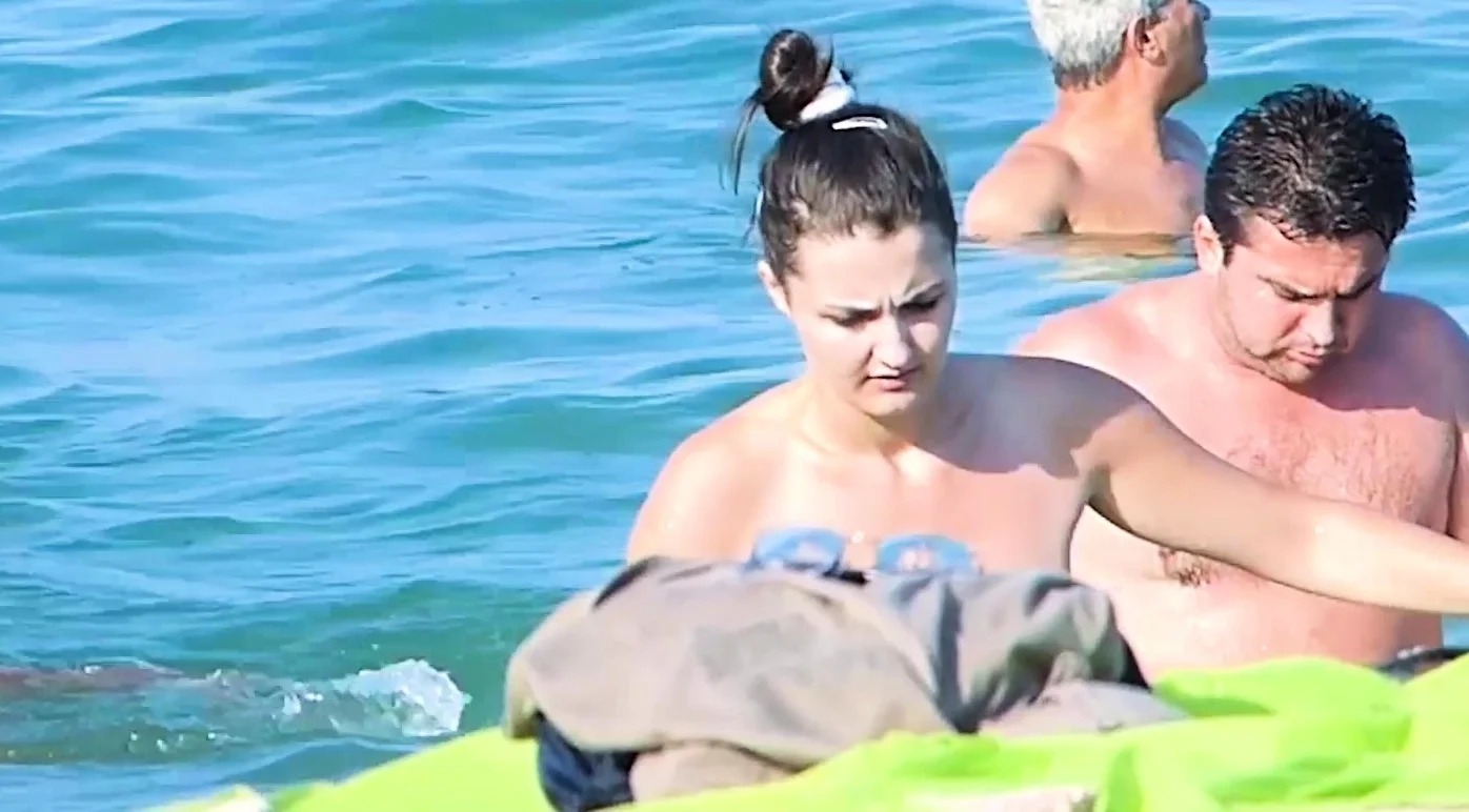 Fresh young nudist chicks caught on a voyeur camera