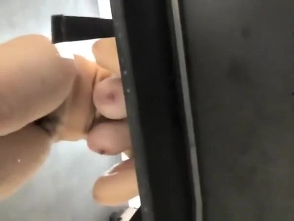 Hairy pussy woman with big tits spied