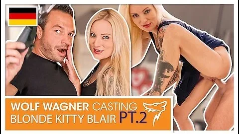 Long-legged Tattoo Bitch Kitty Blair Gets Dicked Down Casting