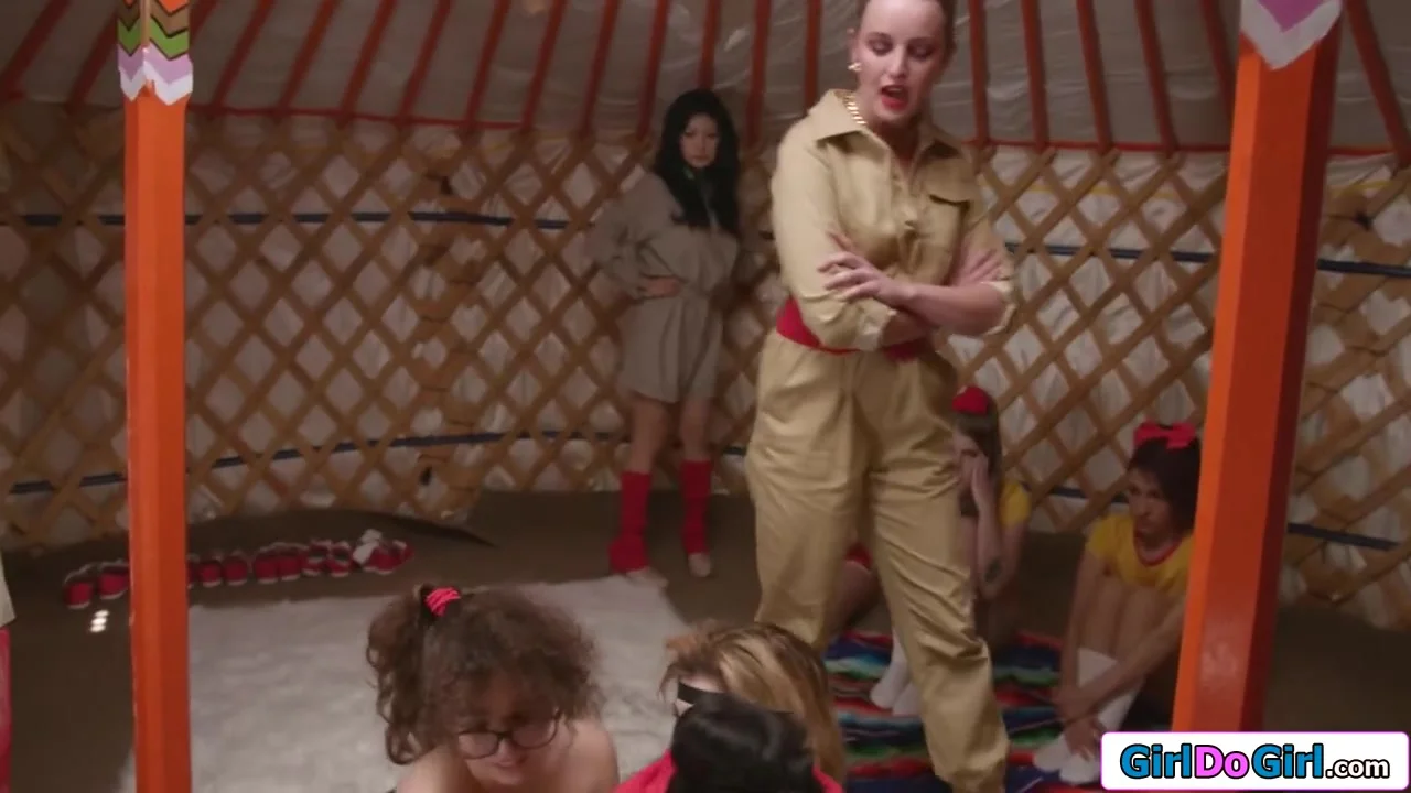 Big tits teen send to a ruthless lesbian conversion bootcamp