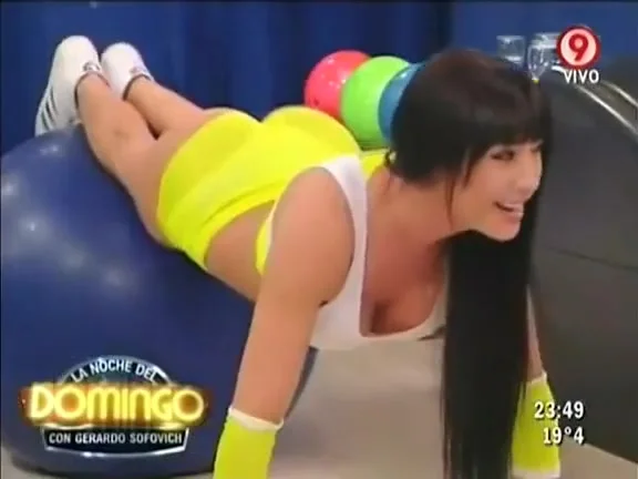Sporty Latina captivates on television