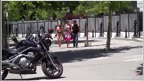 Blond Bombshell Selvaggia Goes All Out In Public: Double Penetration, Fisting, & Humiliation With Tina Kay