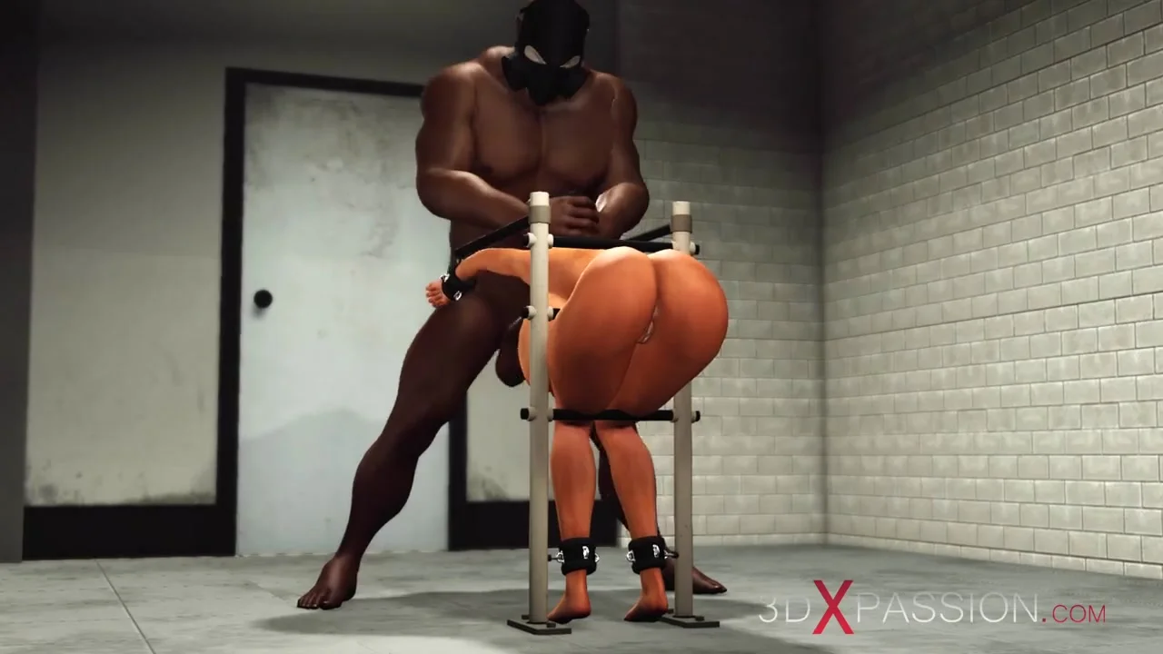 BDSM experience. A sexy brunette likes it rough