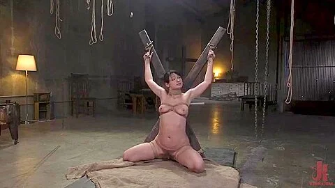 Violet Monroe In Petite Pain Slut In Rope Bondage And Anal Fucking