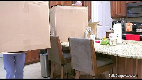 Two Men And A Fuck The Moving Crew Is Here Load Me Up And Dp Me With With Sally D'angelo
