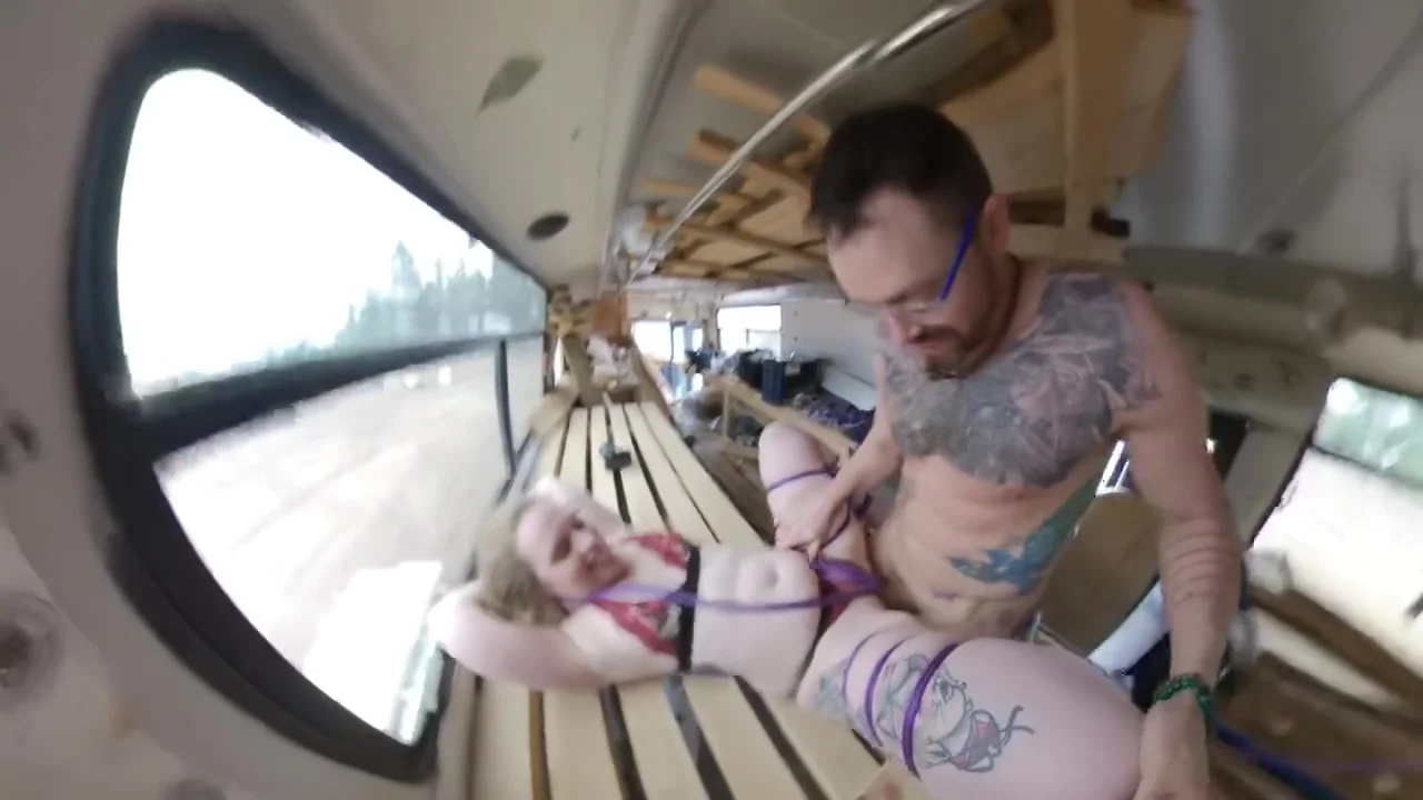 Bus tied up blowjob and fuck fix frame