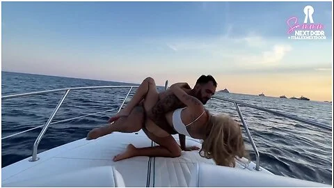 Italian Skipper Fucks American Tourist On His Boat